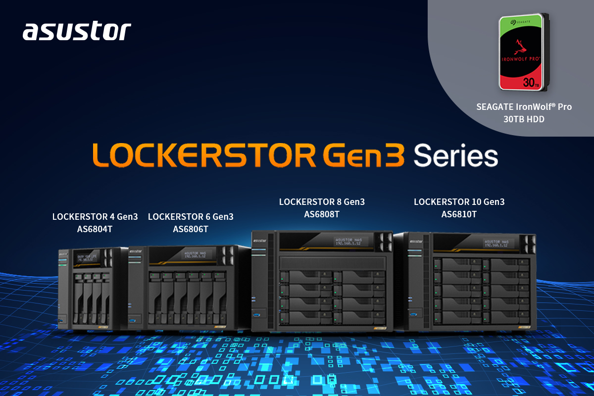 ASUSTOR IronWolf Pro da 30 TB 85581